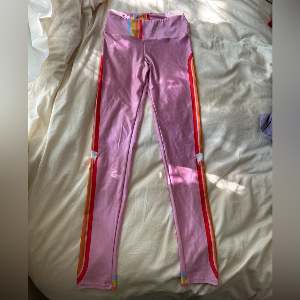 Goldsheep rainbow pink leggings